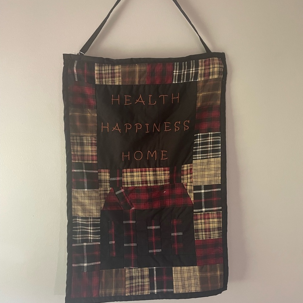 A Victorian Heart Quilted Home Decor Wall Hanging NWOT